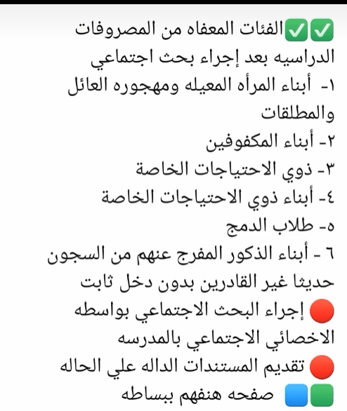 الفئات