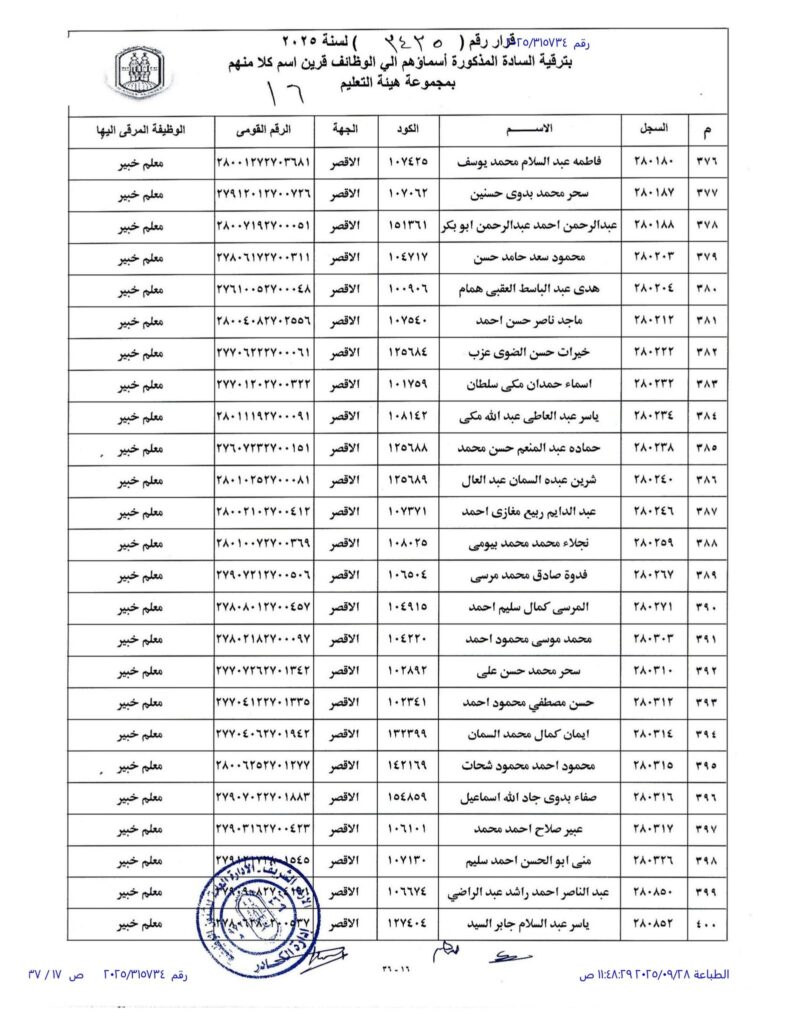 الاقصر 16