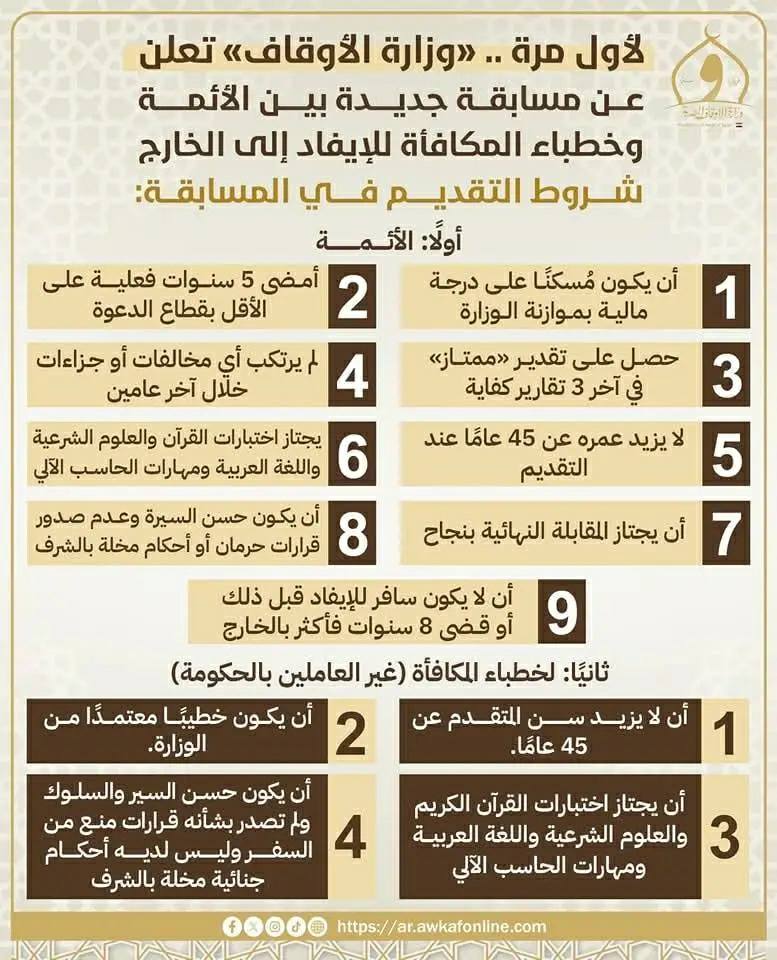 مسابقة الايفاد للخارج