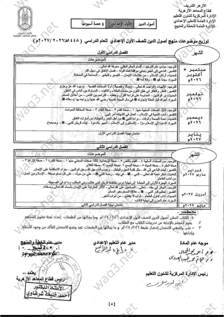 اصول الدين 1